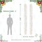 Set of 2 9ft Pre-Lit Christmas Garlands, with Warm White LED Lights with Timer, Three Function